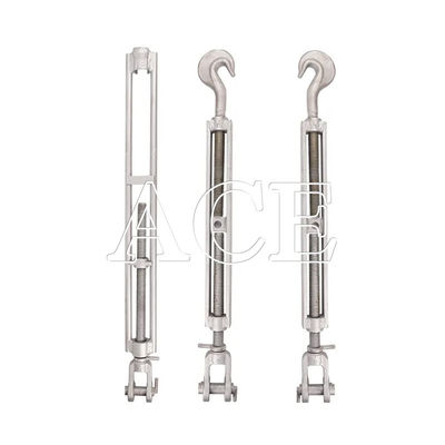 12.9-22.6KGS Warmdip Galvanized DNV GL Zertifizierte Marine Container Lashing Ausrüstung Lashing Turnbuckle mit Haken