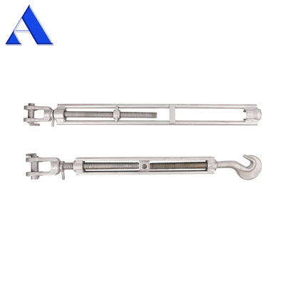 12.9-22.6KGS Warmdip Galvanized DNV GL Zertifizierte Marine Container Lashing Ausrüstung Lashing Turnbuckle mit Haken