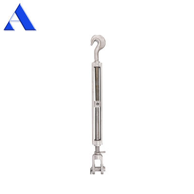 12.9-22.6KGS Warmdip Galvanized DNV GL Zertifizierte Marine Container Lashing Ausrüstung Lashing Turnbuckle mit Haken