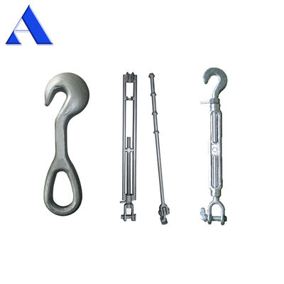 12.9-22.6KGS Warmdip Galvanized DNV GL Zertifizierte Marine Container Lashing Ausrüstung Lashing Turnbuckle mit Haken
