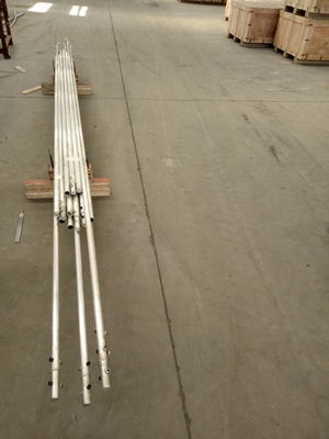 Behälter Lashing-Ausrüstung Betriebsstange Aluminium-Twist Lock Teleskopröhre Probe mit Lashing-Bar