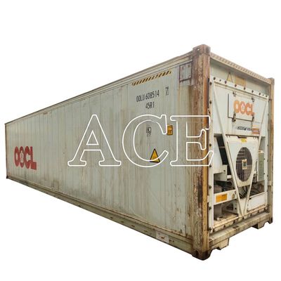 Gebrauchtes 20 Fußes Kühlcontainer mit äußeren Abmessungen 6058 x 2438 x 2591 mm
