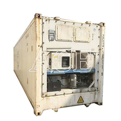 Gebrauchtes 20 Fußes Kühlcontainer mit äußeren Abmessungen 6058 x 2438 x 2591 mm