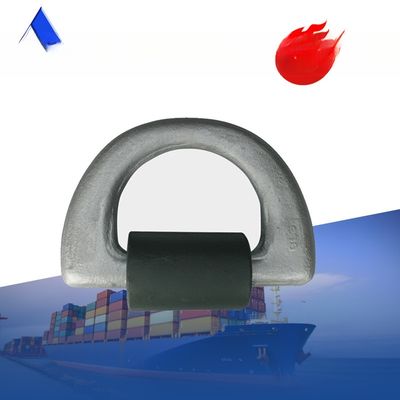 500KN M.B.L GL CCS zugelassen 50T geschmiedeter Behälter Lashing D Ring mit Klemm