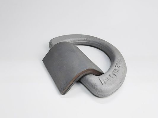 500KN M.B.L GL CCS zugelassen 50T geschmiedeter Behälter Lashing D Ring mit Klemm