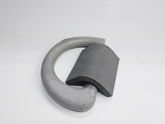 500KN M.B.L GL CCS zugelassen 50T geschmiedeter Behälter Lashing D Ring mit Klemm
