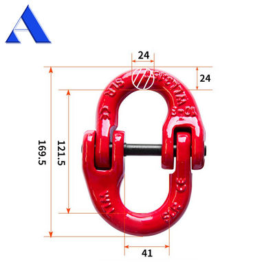 G80 12.5T Grade 80 Verbindungsknoten Hammer Lock Chain Connector mit langlebiger Lackierung