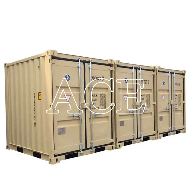 6.5ft Tricon Portable Storage Mini Box 6ft x 8ft Corten Stahlbehälter für Lagerung oder Versand