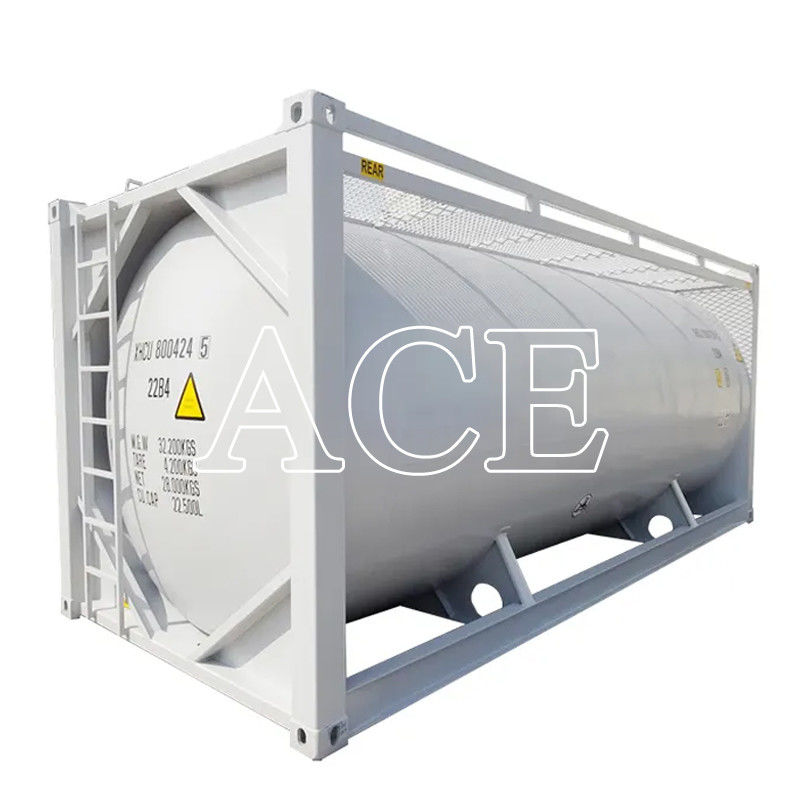 SPA-H Rahmenmaterial 20ft Schüttbeton ISO Anhänger Transportbehälter Q345B Stahl Edelstahl Druckbehälter