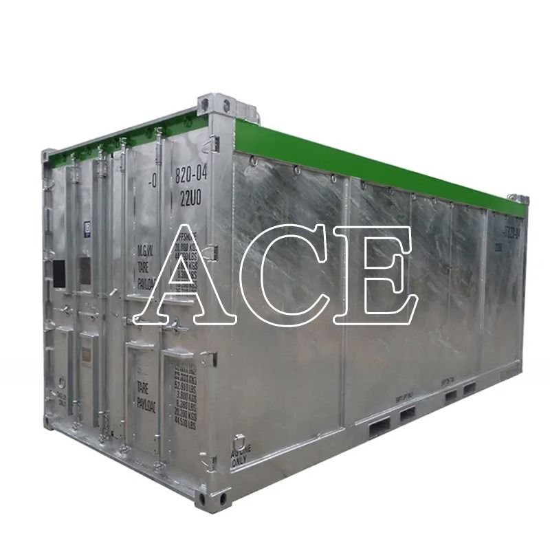 Corten-A 20ft DNV 2.7-1 Standard Offshore-Container mit offenem Oberteil für Trockene Fracht mit BV-DNV-Zertifikat 31 cbm Kapazität