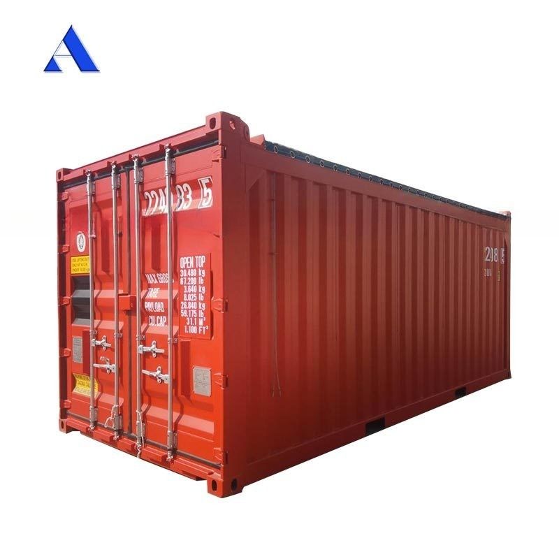 31 cbm Kapazität offener Topcontainer für Offshore-Trockenspeicherung in Stahl und Corten Steel BV CSC zertifizierte optionale Schleifenfesseln