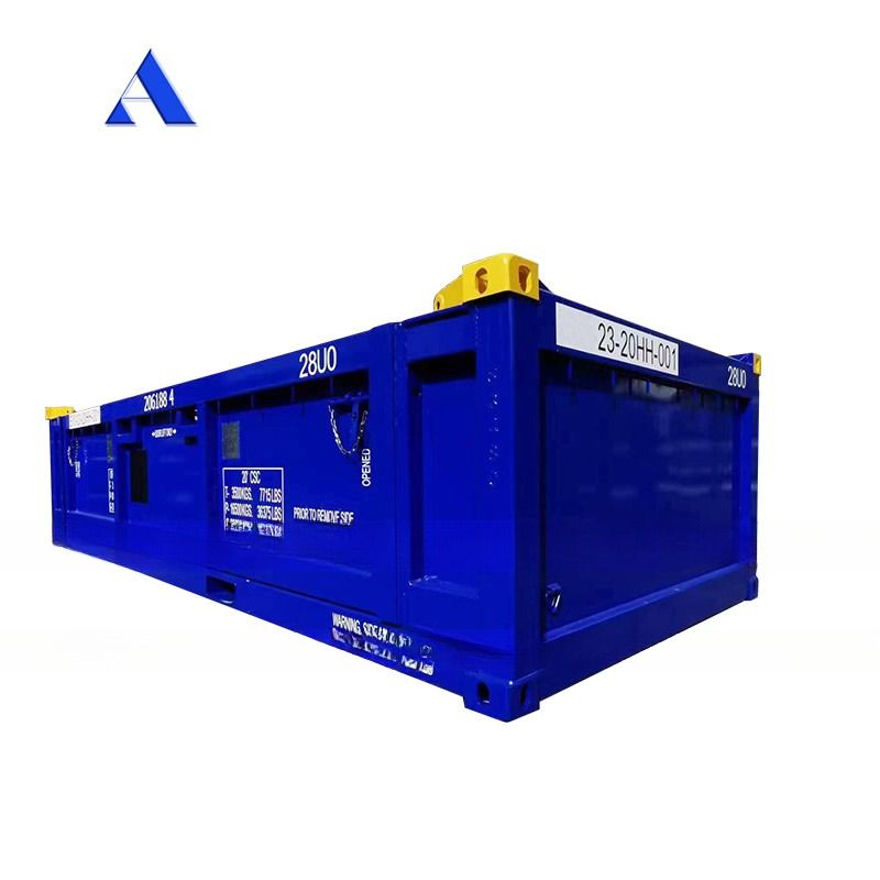 20ft DNV2.7-1 Standard Halbhöhe Offshore Cargo Baskets Container mit 14,00 cbm Kapazität Designstandard ISO10855