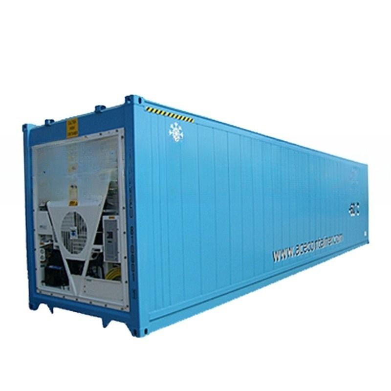40ft Reefer Tief Blast Feezer Behälter Polyurethan Isoliert Thermo King Kühlschrank für 60 Grad frischen Thunfisch Lagerung