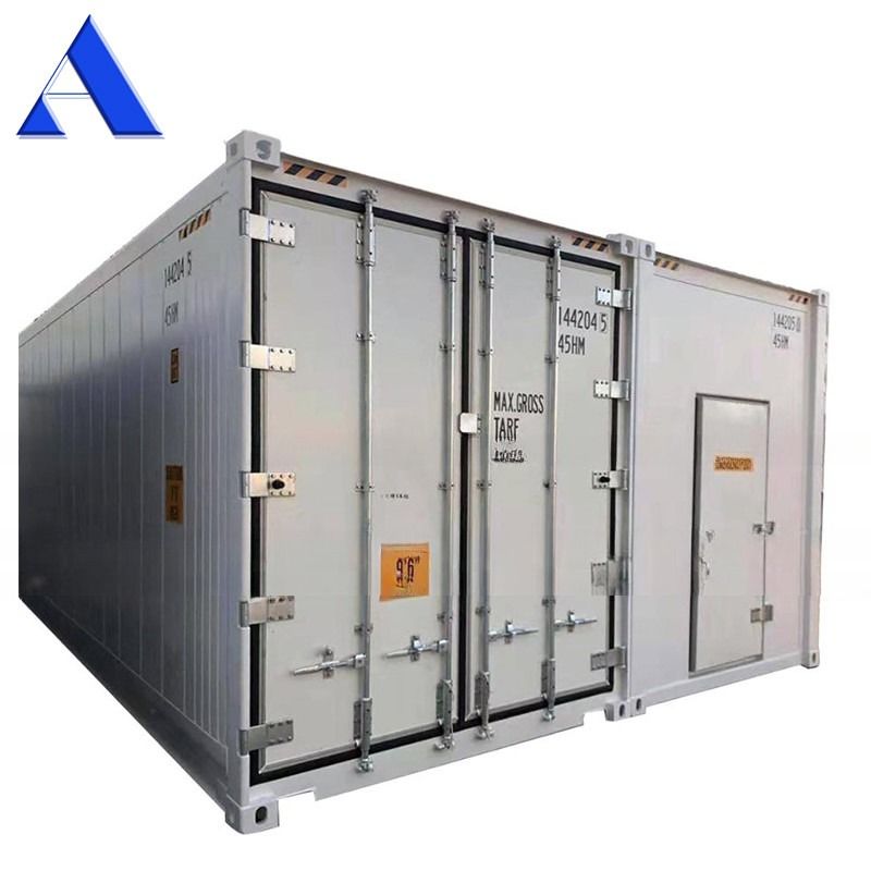 40ft Gebäude Reefer Container 40HQ Kühlraum Lagerung Zertifizierte CSC Stahl und flacher Boden