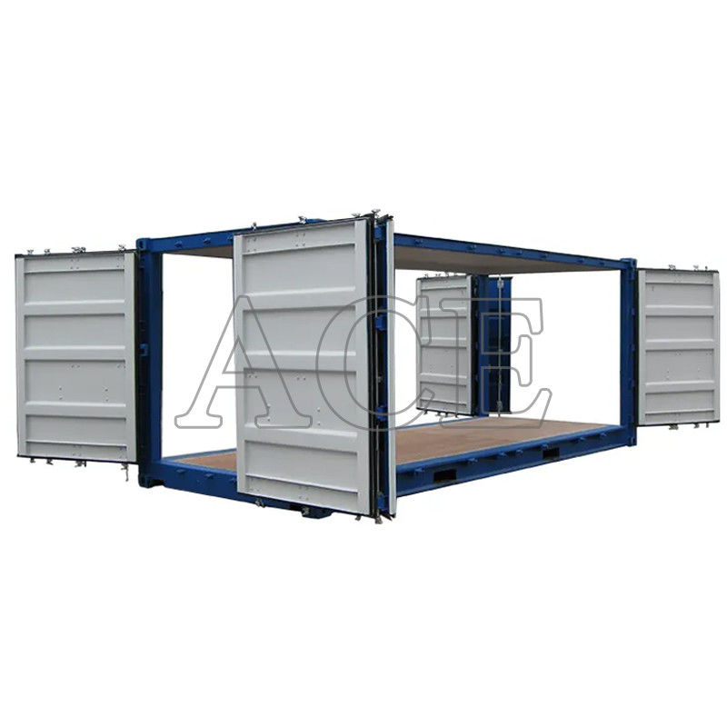 20ft 20 offene Seitentür Versandcontainer Leicht zu beladen Trockener Container mit 4 Seiten Öffnung Made Steel Corten Steel BV zertifiziert