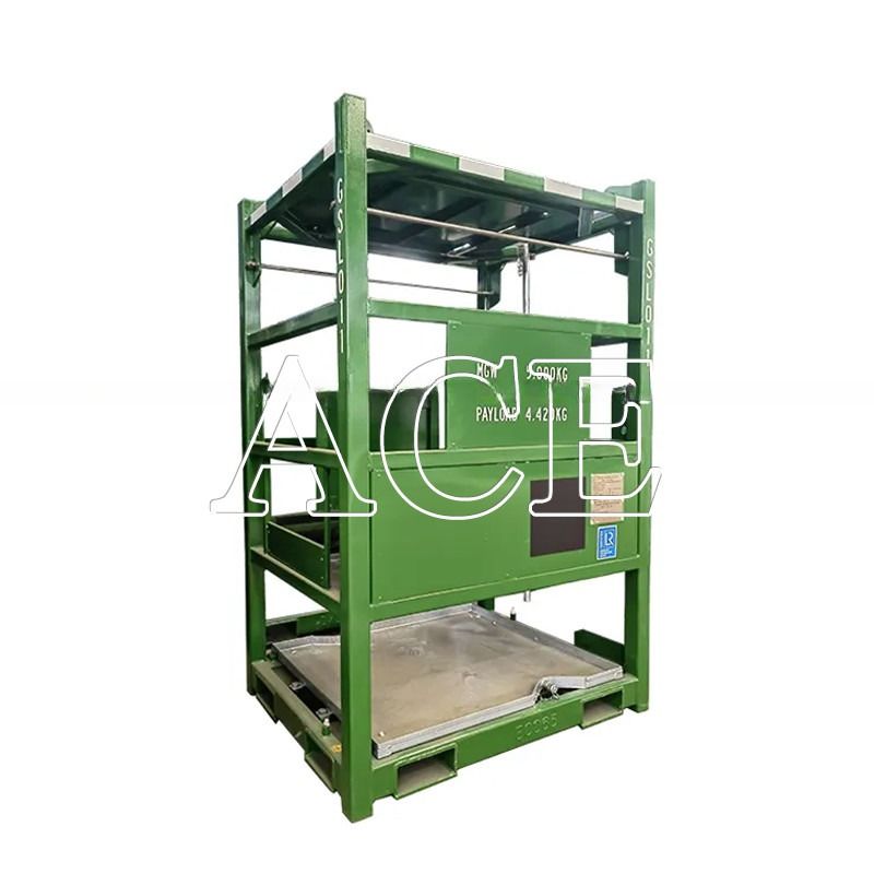 Maßgeschneiderter 550GAL DNV 2.7-1 Standard Offshore Stahl IBC Tank Container mit Aufzugsrahmen Zertifiziert von CSC und BV