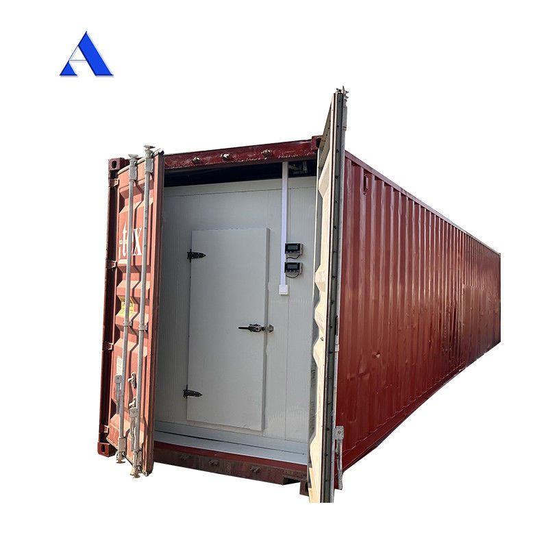 R134a/R404A Kältemittel 12 m Länge 60 cbm 40 ft Kühlbehälter Kaltraum Lagerung Langlebiges Aluminium T-Bar-Boden