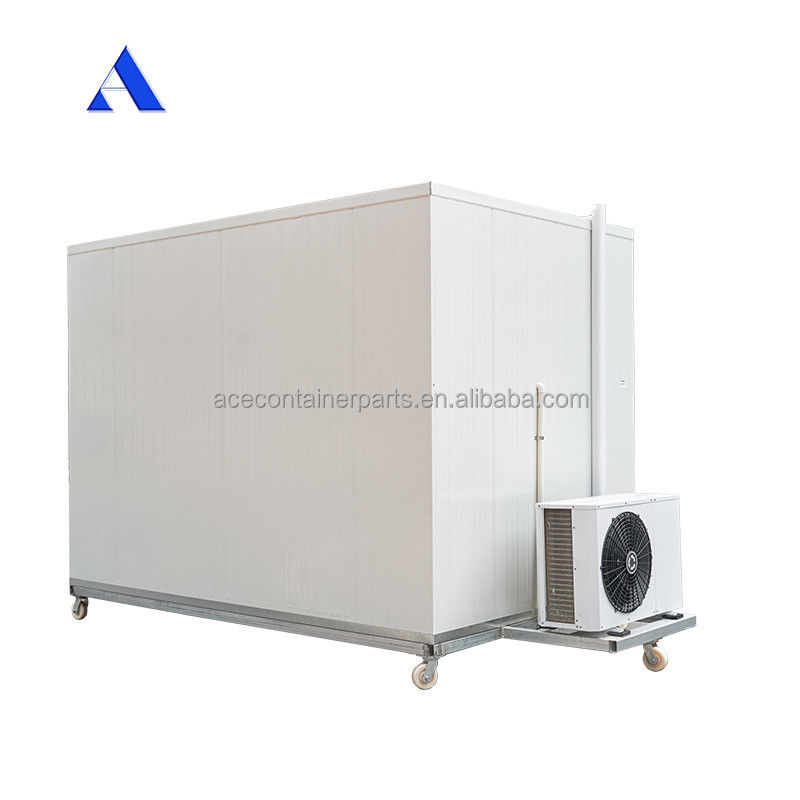 2.8x2x2.2m Mini portable Kühlraum mit Aluminium T-Bar Boden und MGSS Außenwand