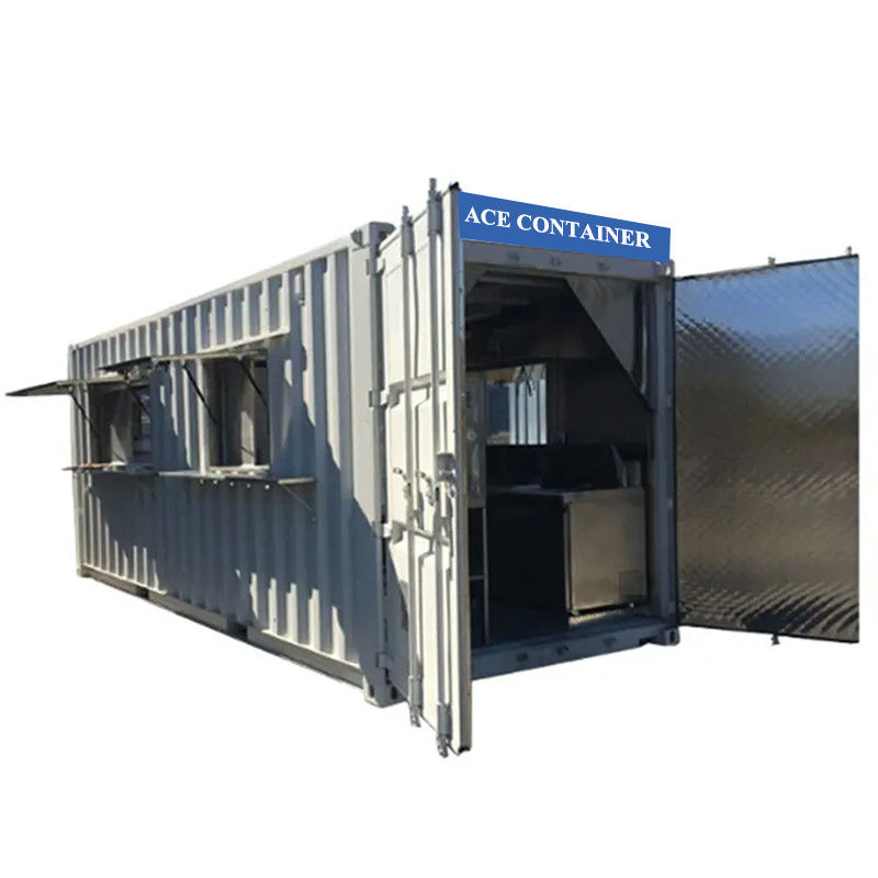 20 Fuß mobiler Container, kommerzielle Küche mit modernem Design und Corten-A-Anpassung