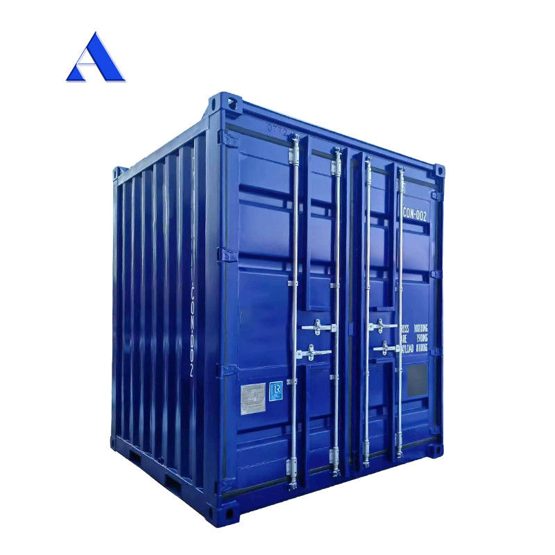 ISO 10855 Standard 8ft Mini-Lagerbox-Container mit äußeren Abmessungen von 2438 x 2438 x 2896 mm und 8100 kg Nutzlast
