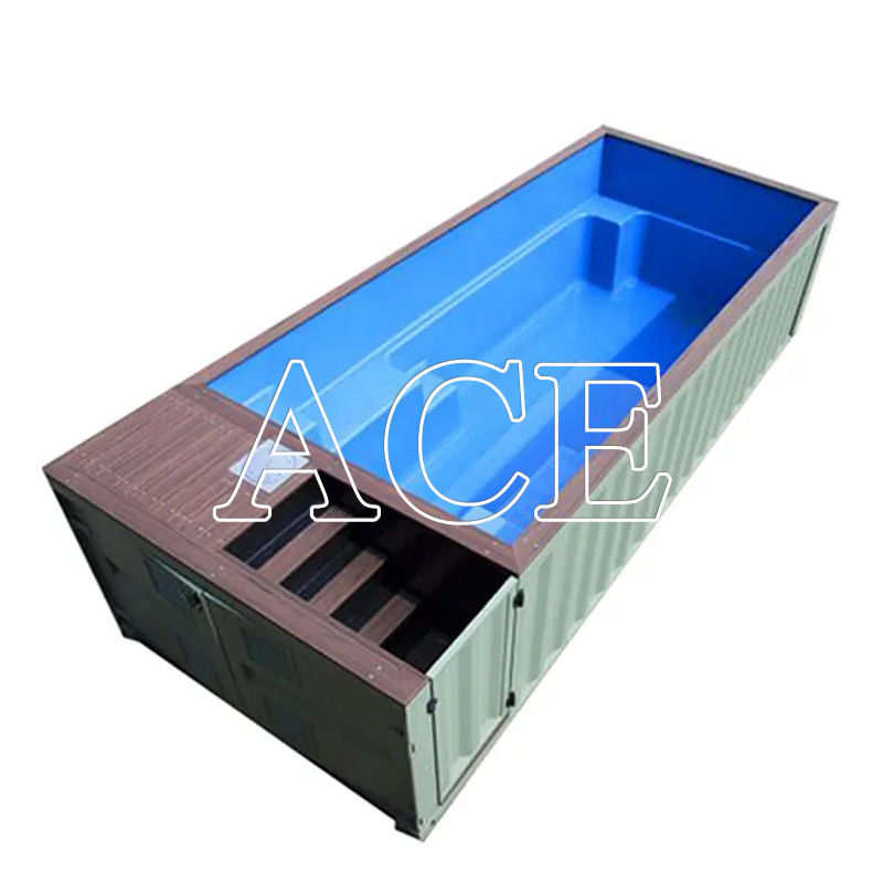 Außenpool 20ft 30ft 40ft Container Schwimmbad mit Filtration inklusive und angepasste Farbe