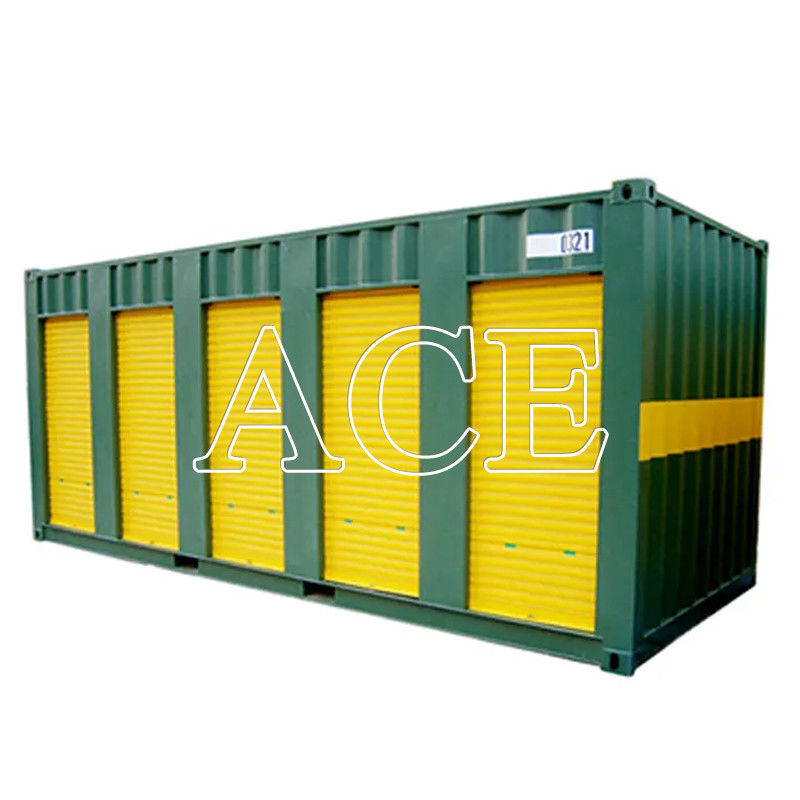 Sicherer Rollerläufer Seitentür Offener Pop-Up Mobile Versand 20ft bewegliche tragbare Selbstlagerung für Versandcontainer