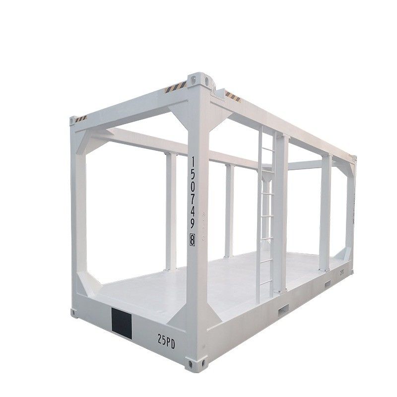 20 Fuß hoher Kübel Offshore-Rahmen DNV 2.7 Standard-Trockncontainer für Fracht und Außenabmessungen von 6058 x 2438 x 2896 mm