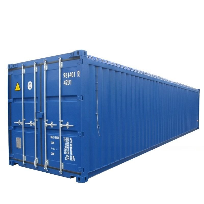 40ft 40 Fuß offene Spitze Versandcontainer PVC Tarpaulin Dachabdeckung Weicher Oberöffnung aus Stahl Corten Stahl Trockencontainer Verkauf
