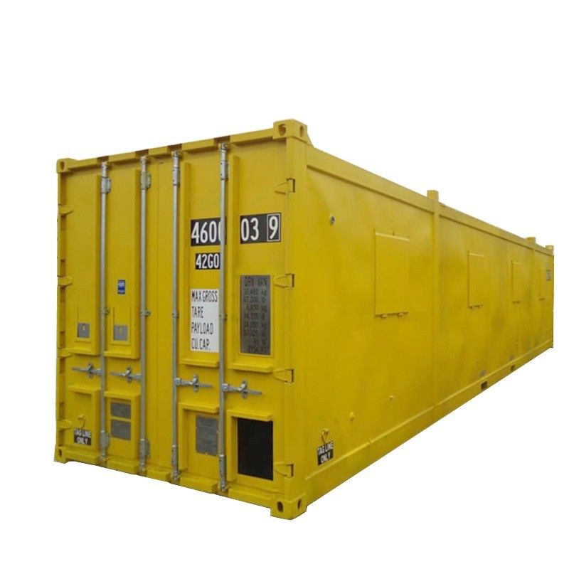 40ft DNV-zertifizierter Offshore-Dry Shipping Container mit äußeren Abmessungen von 12,192 x 2,438 x 2,591 m
