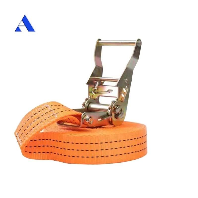 1.5 bis 10 Tonnen Ladegürtel Ratchet Tie Down Strap Container Lashing Belt nach Anforderung und kundenspezifische Länge