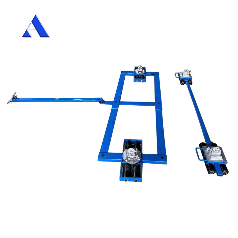 16 Tonnen 32 Tonnen Stahl Rollen Trolley Container mit Dreiradstruktur und anpassbarem OEM-Support