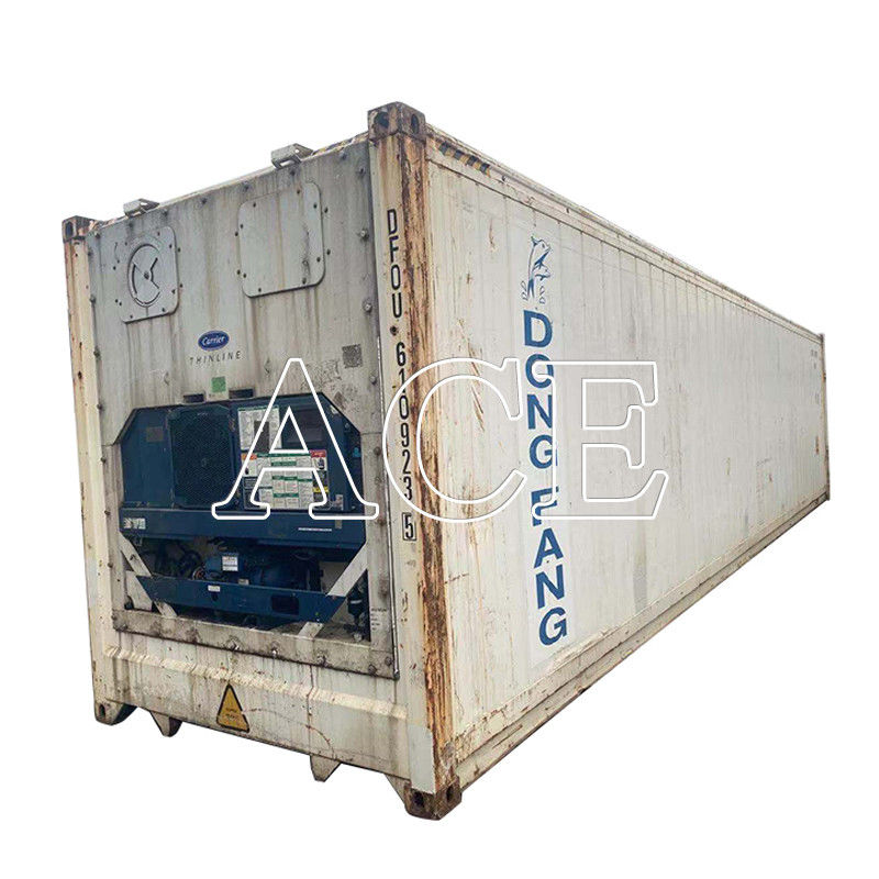 Gebraucht 40 Fuß Träger-Kühlschrank-Container 40 Fuß Reefer-Container mit T-Boden
